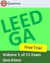 LEED GA Trial Volume of 15 questions. Free to try!