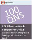 RES Fill in the blanks competency unit 3